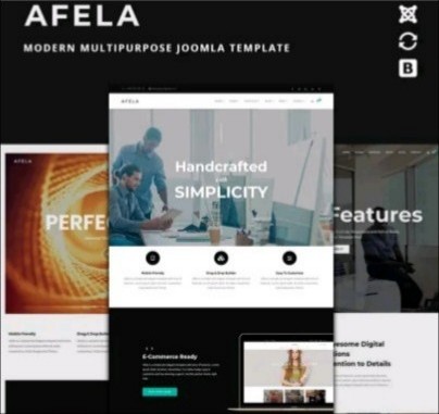 Afela - Best One Page Joomla Template 2020