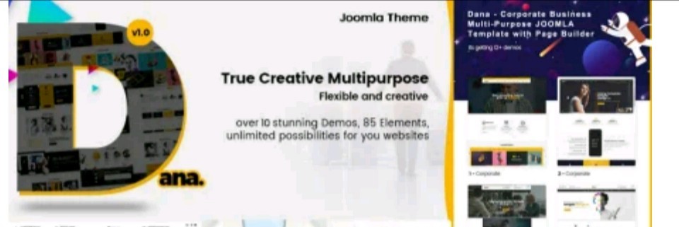 Dana - Best Multipurpose Joomla Template 2020
