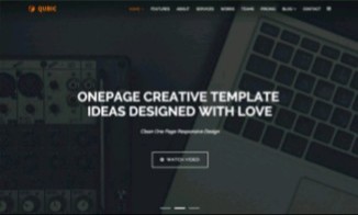 Qubic - Best One Page Joomla Template 2020