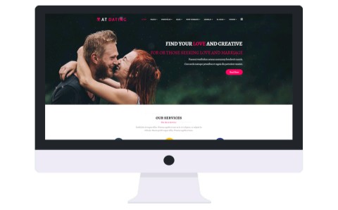 AT Dating - Best One Page Joomla Template 2020