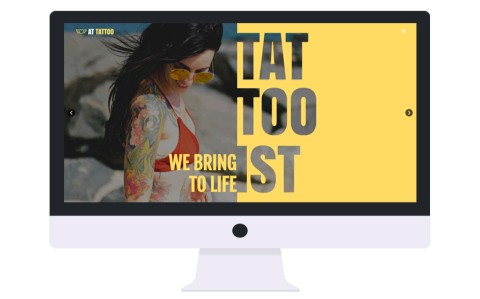 AT Tattoo - Best One Page Joomla Template 2020