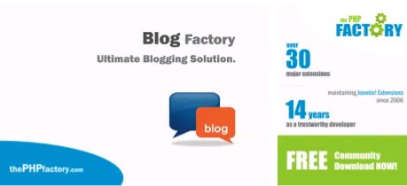 Blog Factory - Best Joomla Blog Extension in 2021