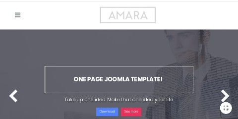 JL Amara - Best One Page Joomla Template 2020