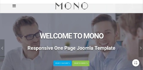 JL Mono - Best One Page Joomla Template 2020
