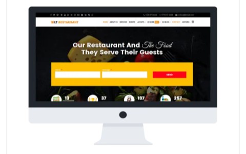 LT Restaurant - Best Joomla HikaShop Template 2021