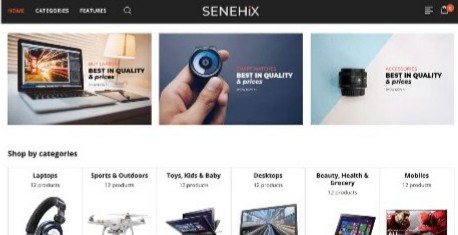 Senehix - Best Joomla HikaShop Template 2021