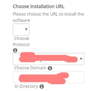 Softaculous Apps Installer - Choose Joomla Installation URL